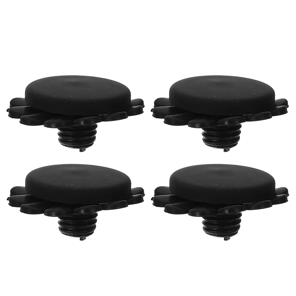 

4 Sets Umbrella Cap Screw Supply Rain Repair Kit Sun Accessories Umbrellas for Pole Tops Covers