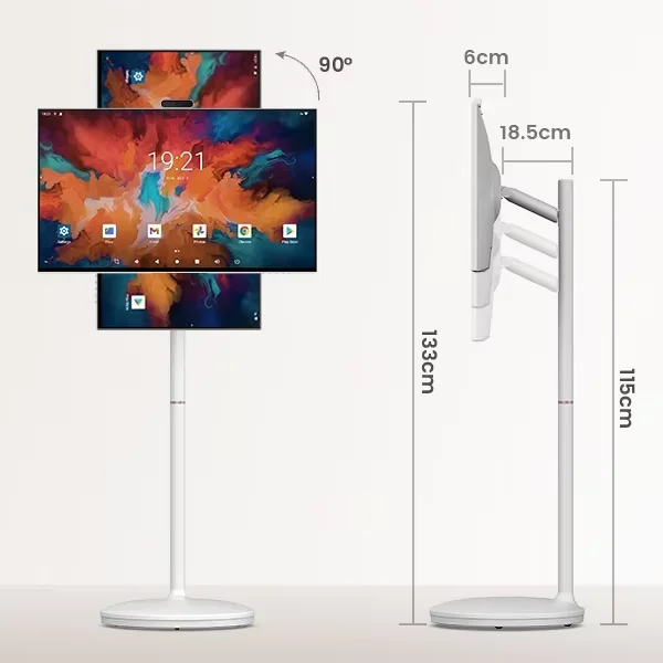 

32-дюймовый беспроводной литой портативный телевизор 10000 мА перезаряжаемый Powerbank Inteligente TV 10 точек сенсорный экран доставка из Европы