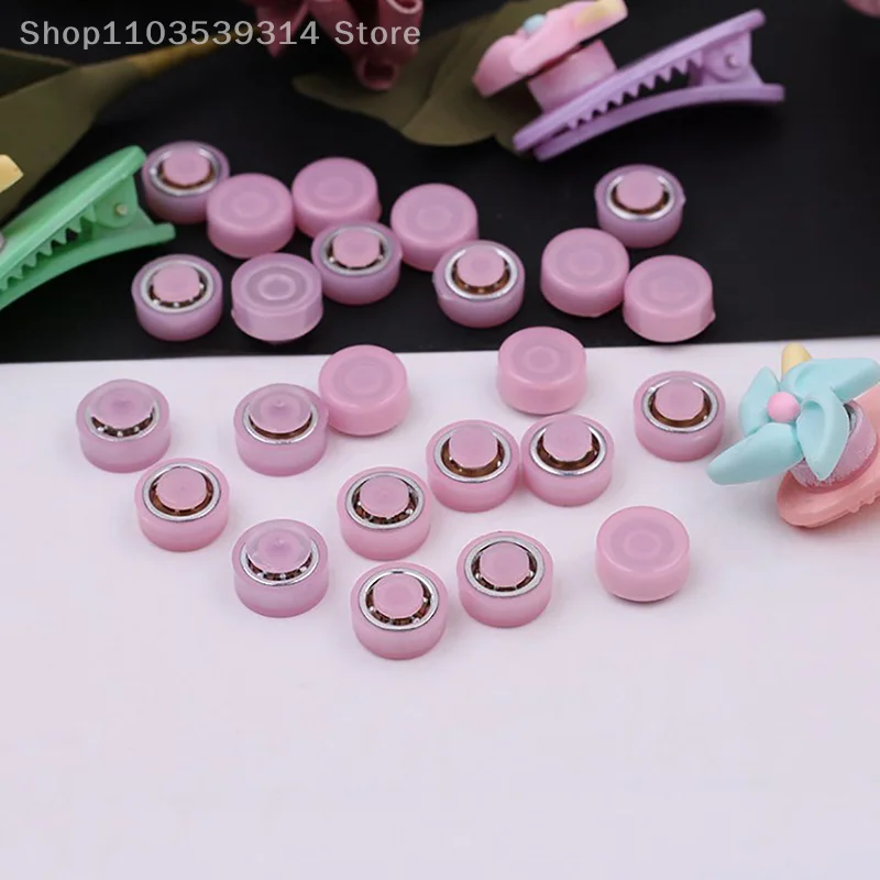 10Pcs Manicure Rotating Jewelry Accessories Universal Rotating Bearing Rotatable Transfer Bead Nail Decoration