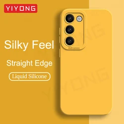 S23 Case YIYONG Silky Liquid Silicone Soft Cover For Samsung Galaxy S23 Plus S22 S24 S25 Ultra S22+ S23+ S24+ S25+ Phone Cases