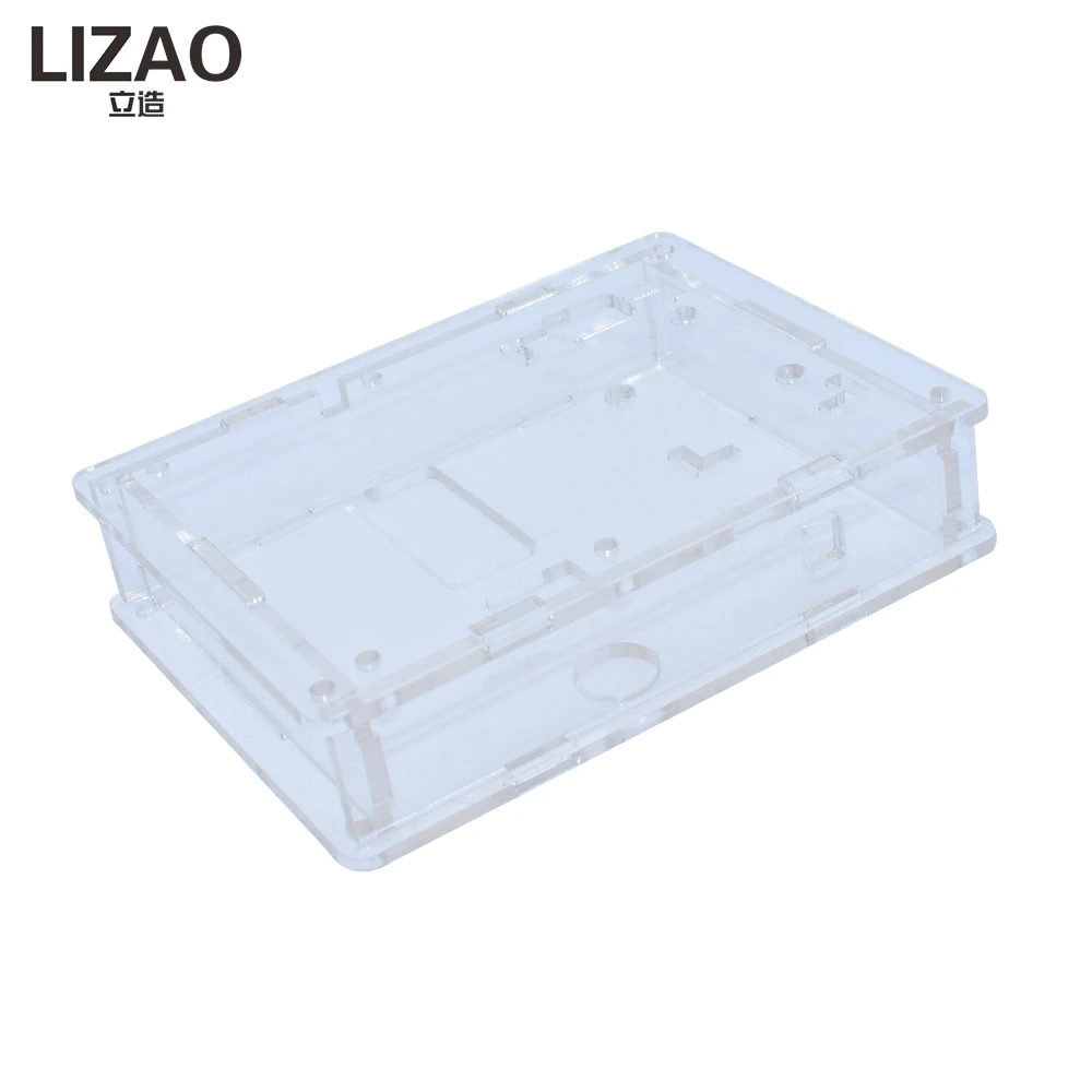 LIZAO Clear Acrylic Case for LCR-T4, Dustproof Protective Shell Housing LCR-T3 Transistor Tester Box