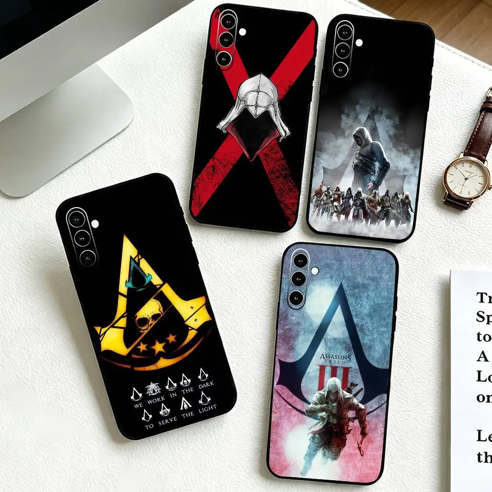 A-Assassin Creed-Graphic  Phone Case For Samsung Galaxy A73,A72,A71,A70,A53,A52,A51,Soft Silicone Black Cover