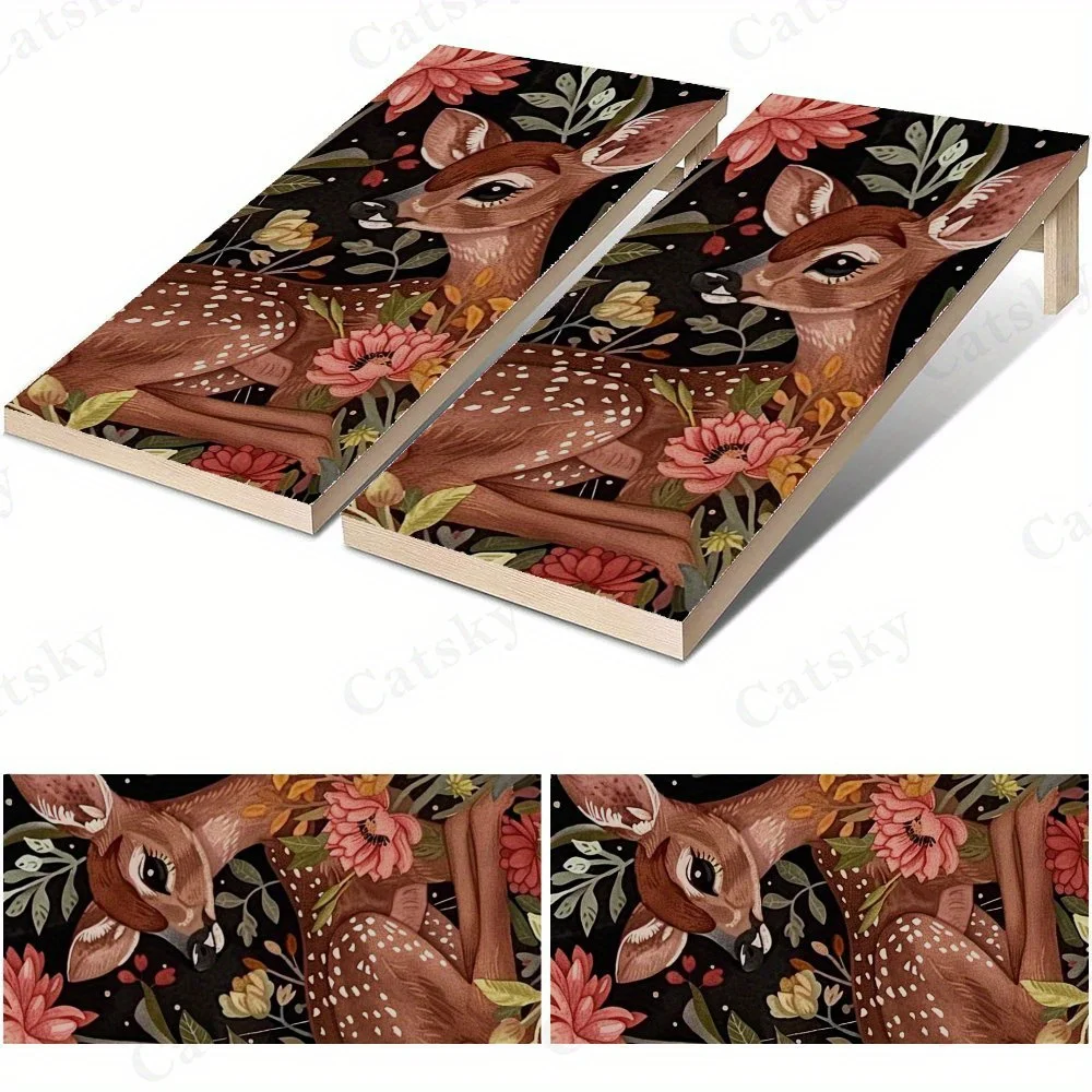 Deer Flower Nature   Sandbag Board Sticker.This sandbag board sticker is made from high-quality materials, offering excellent du