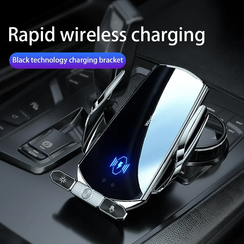 Wireless Charger Car Air Vent Stand Phone Holder Fast Charging Station For Samsung S23 S22 S21 S10 iPhone 12 13 14 15 Pro Max