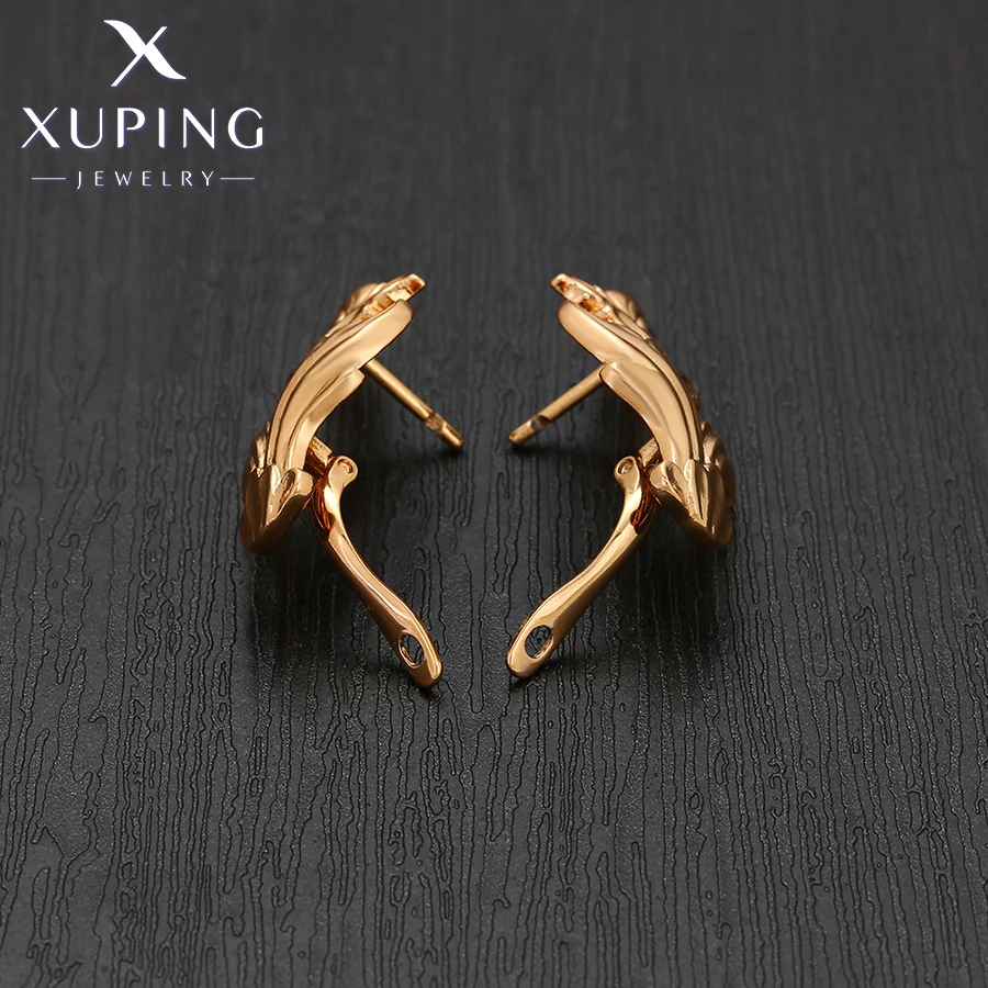 Xuping Jewelry New Arrival Flower Shaped Earrings Stone with Gold Color Earring for Women Charm Jewellery Gift X000758327