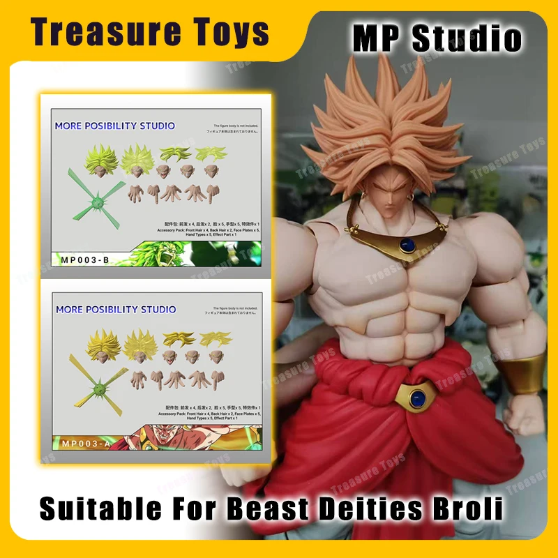 

MP More Posibility Studio Dragon Ball Beast Deities Super Saiyan Broly Head Accessories Anime Action Figure Figurine Toys Gifts