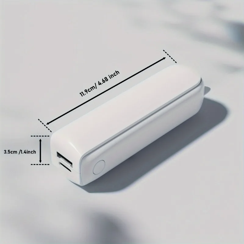 مروحة صغيرة محمولة جديدة 2 في 1 مع بنك طاقة، 1200 مللي أمبير، 48 ساعة تبديد حرارة طويل الأمد مناسبة للاستخدام المكتبي/الخارجي