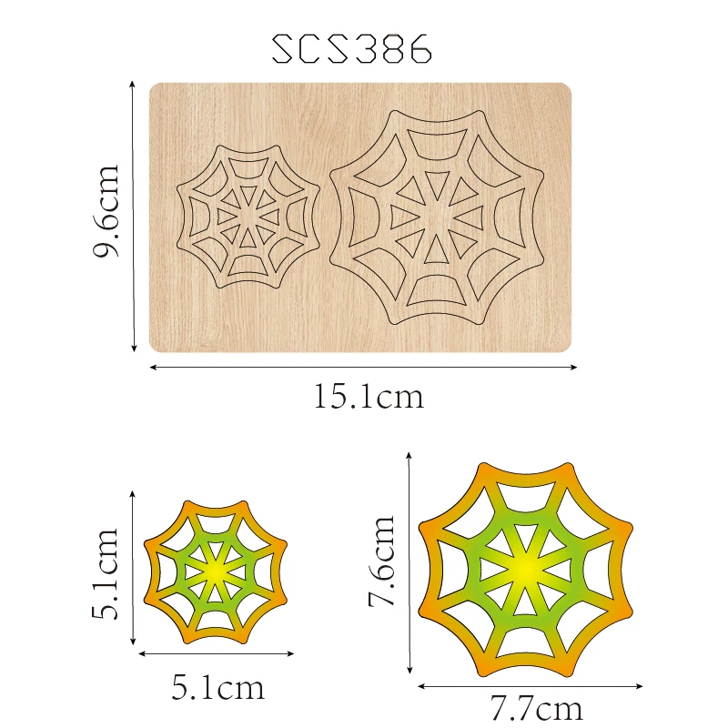 Spider Web Wooden Cutting Knife Die, Used with the Machine, SCS386