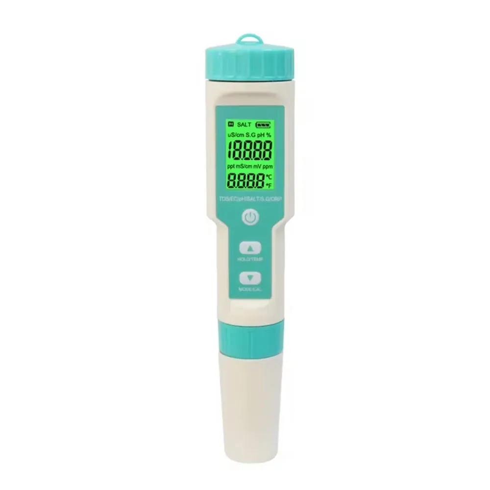 

​Pool Salt Tester - Multifunctional 8 in 1 Salinity、water tester for drinking water、ph tester、salt tester for saltwater pool