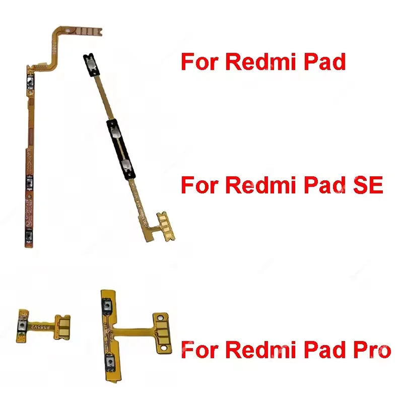 For Xiaomi Redmi Pad SE Pro 22081283G Power Key Switch Button Flex Ribbon Repair Parts Volume Up/down Side Button Flex Cable