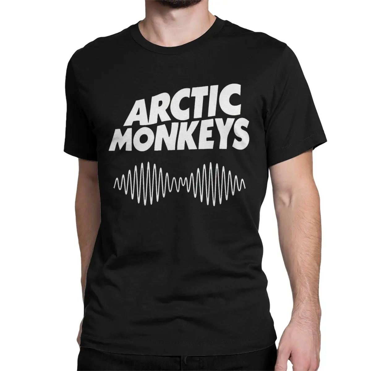 Rock Band Arctic Monkeys Men T Shirts Vintage Tee Shirt Short Sleeve Crew Neck T-Shirts Cotton Printed Clothes