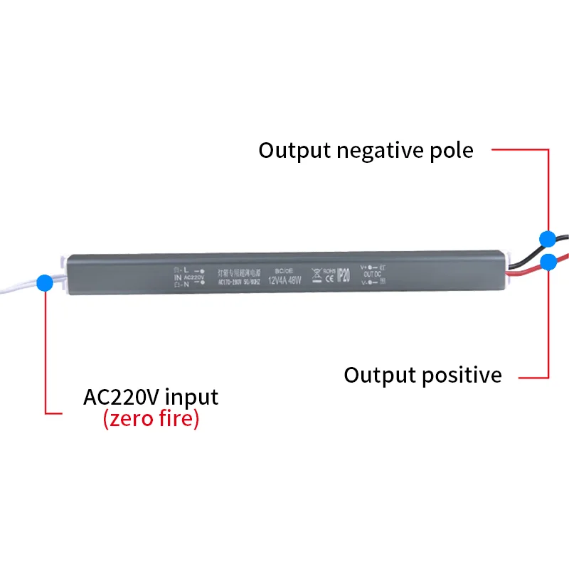 12V 24V LED Power Suppl 18W 24W 36W 48W 60W 72W 80W 100W AC 220V LED Driver Adapter Transformer for LED Strip Light Box