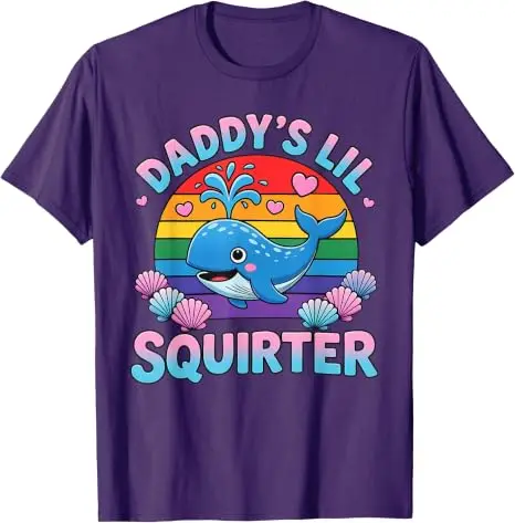 Unangebrachtes, lustiges „Daddy's Lil Squirter“ T-Shirt für Frauen, Y2k, freche Scherzgeschenke, Humor, Mädchen, Reise, Outdoor-Kleidung – Detail 20