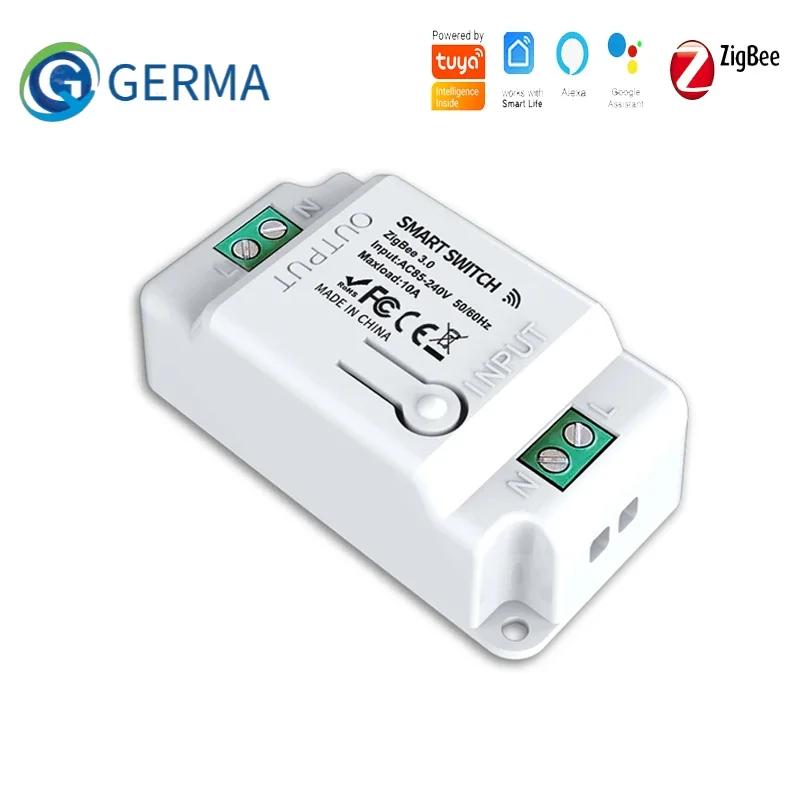 GERMA Tuya Zigbee DIY Switch Smart Home Automation Light Switch Controller Module Smart Life Alexa Google Home Assistant 220V