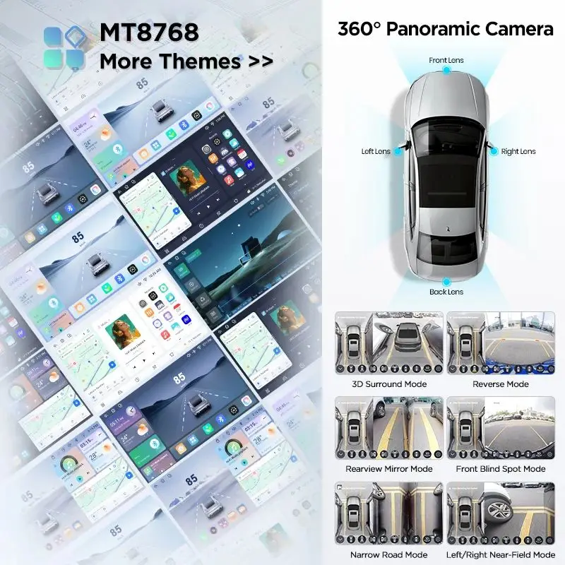 Radio para Auto Junsun para BMW M3 E46 1998-2006, CarPlay, Android Auto, FM, RDS, DSP, BT, GPS, Navegador, SWC, Pantalla Táctil HD IPS, Reproductor Multimedia Plug & Play, Llamadas Manos Libres, Unidad Principal con Estilo Original del Auto 6