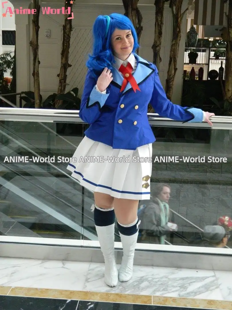 Hoshimiya Ichigo Shibuki Ran Kiriya Aoi Cosplay Costume Starlight School JK Campus Uniform Wig Woman Kawaii Suit