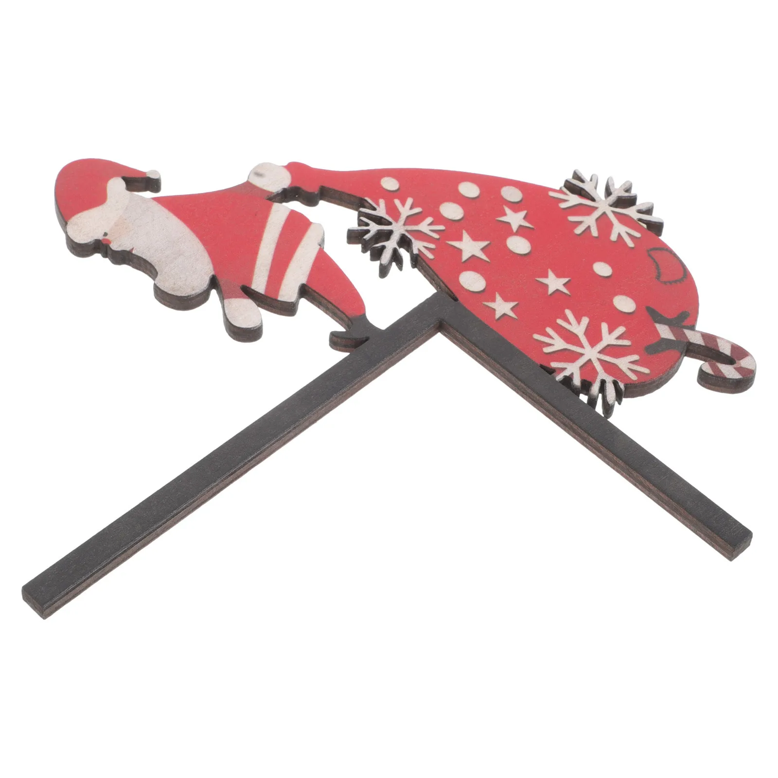 

Charming Santa Claus Door Corner Decor Wooden Xmas Adornment Holiday Home Ornament Festive Touch Wooden Door Frame Adorn