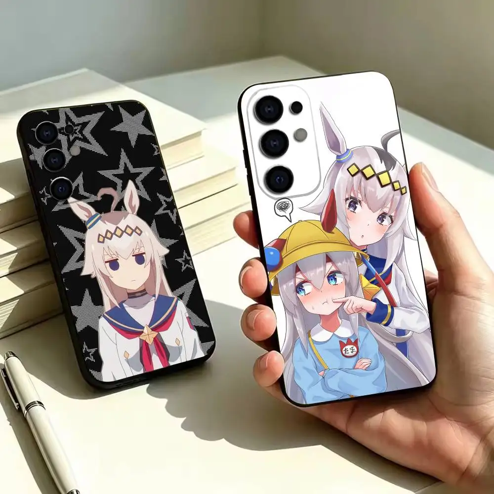 O-Oguri Cap Tamamo   Phone Case For Samsung S25,S23,S22,S20,S21,S30,Ultra,Plus,Note,5G Black Cover
