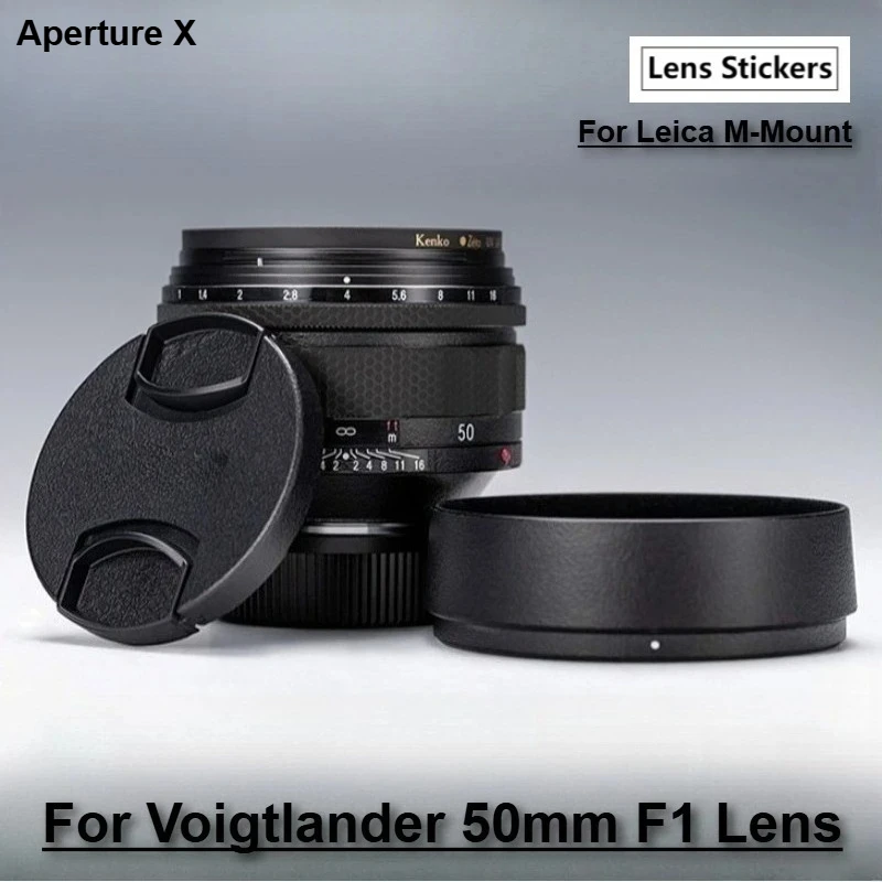 Виниловая пленка-наклейка для объектива Voigtlander Nokton 50mm F1 Aspherical MC с покрытием MC Decal Skin для Leica Mount 50 50F1