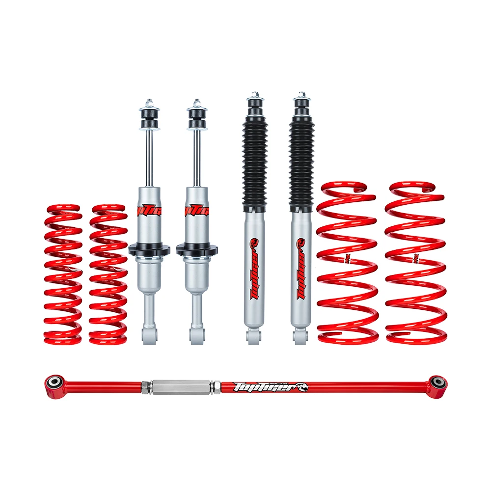 For Prado 150 Series Nitrogen Gas Charged Shock Absorber Coil Spring 2 Inch Suspension Lift Kit