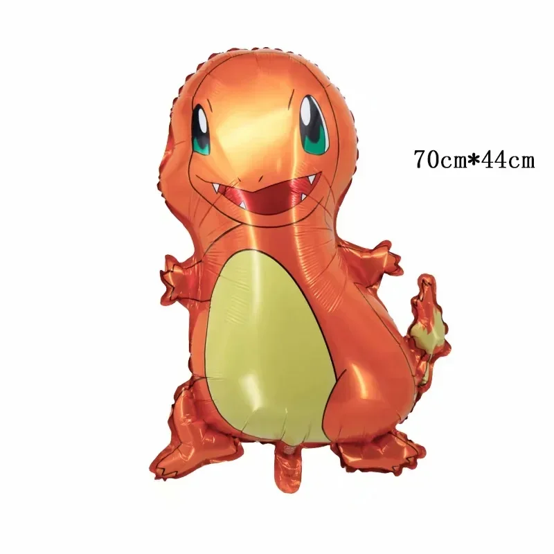 1pcs Pokemon Foil Balloon Pikachu Squirtle Charmander Kids Birthday Decoration Balloon Baby Shower Party Decor Supplies Globos