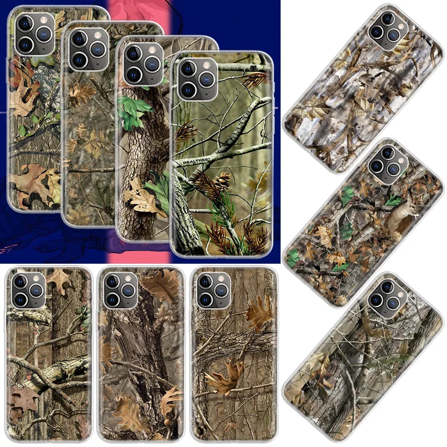 Realtree Real Tree Camo Phone Case For Apple Iphone 12 Mini 14 13 15 Pro Max 11 X XS XR 16 Plus Cover Shell Coque