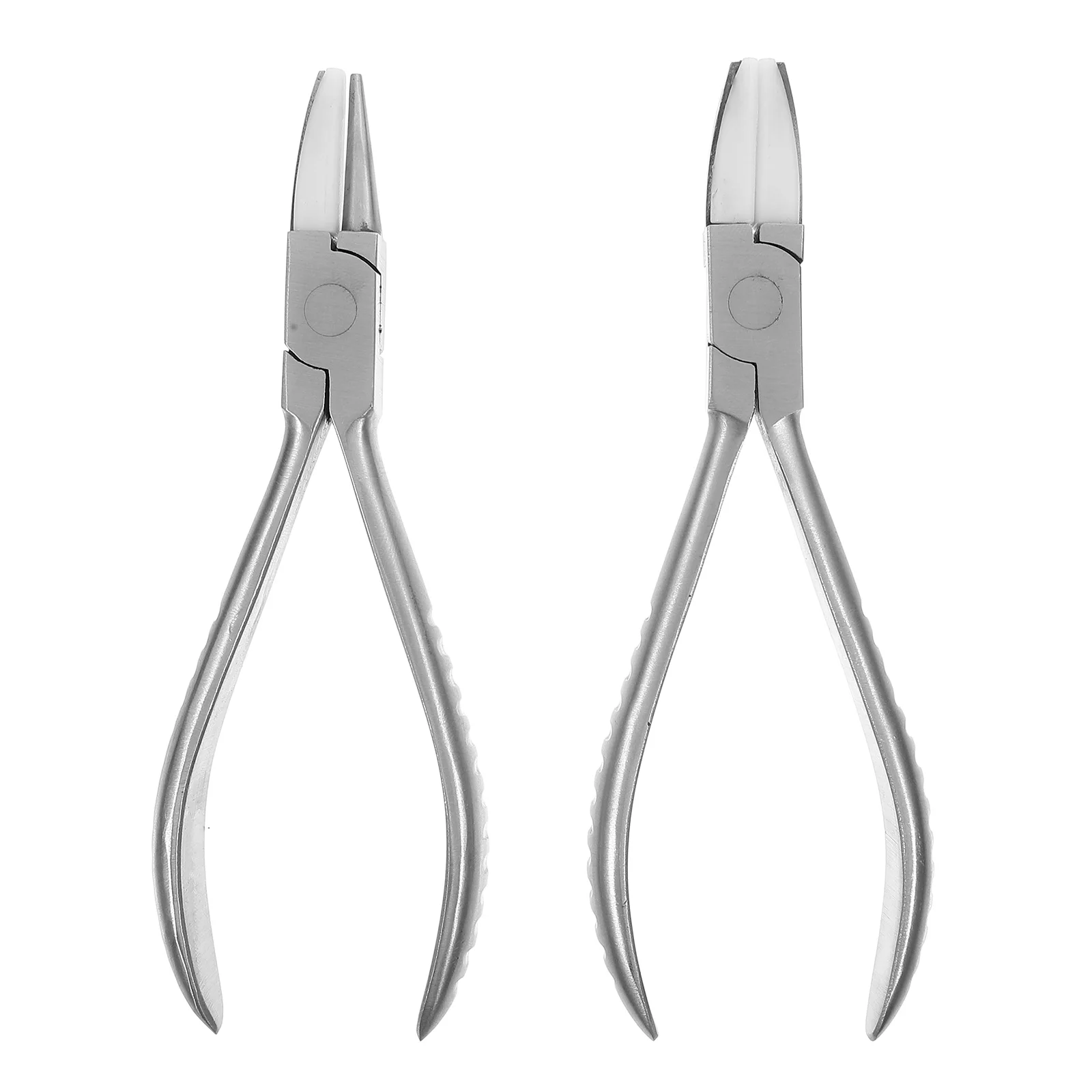 

2 Pcs Eyeglass Repairing Pliers Tools Nose Pad Adjustment Stainless Steel 6 Square Heads 7 Round Pliers Glasses Accessories