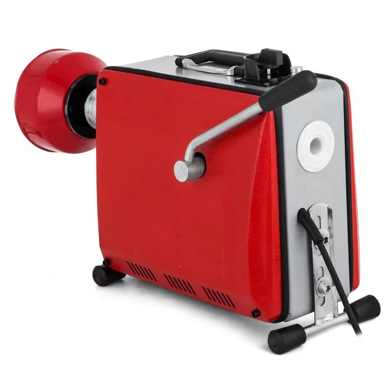 المهنية المنزلية آلة تجريف المجاري منظف الأنابيب الكهربائية جديد معدات تنظيف استنزاف البلاستيك لمنع المرحاض