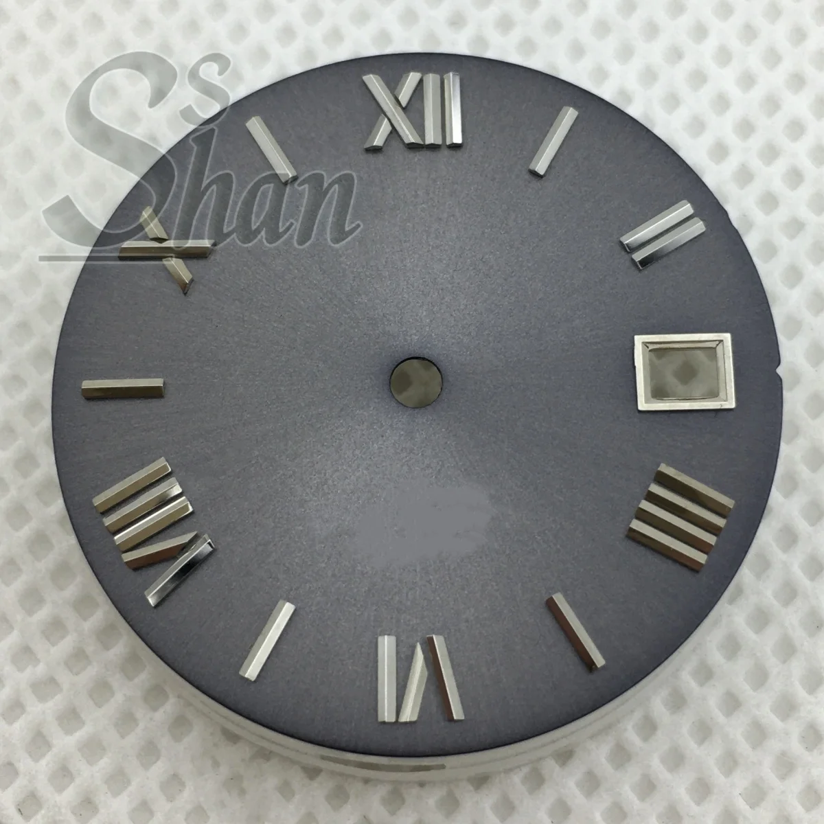 

29mm NH35 Black White Gray Blue Green Watch Dial Roman Numeral Watch Faces for NH35NH36 Movement Replacement Parts