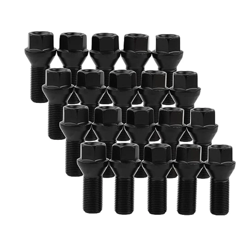 14mm x 1.25 Wheel  Bolts  for 320I, 330I, 335I, 528I, F30 F35 F10 F25 X3 E70 X5  Thread Length 25mm Lug Studs OE  36136781151