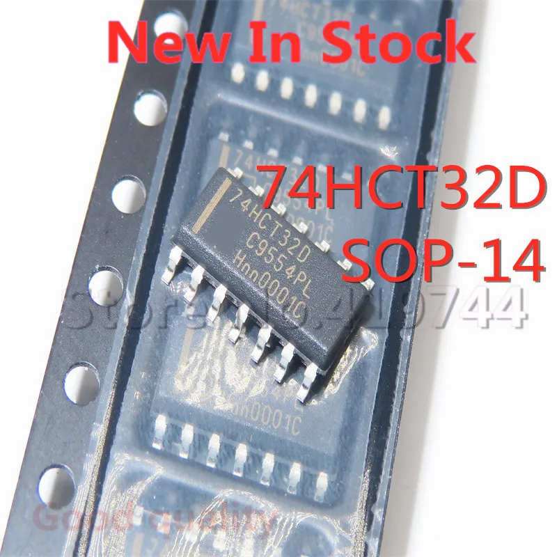 

10 шт./лот 74HCT32D SN74HCT32D SMD SOP-14 ворота инвертора IC в наличии новая Оригинальная интегральная схема
