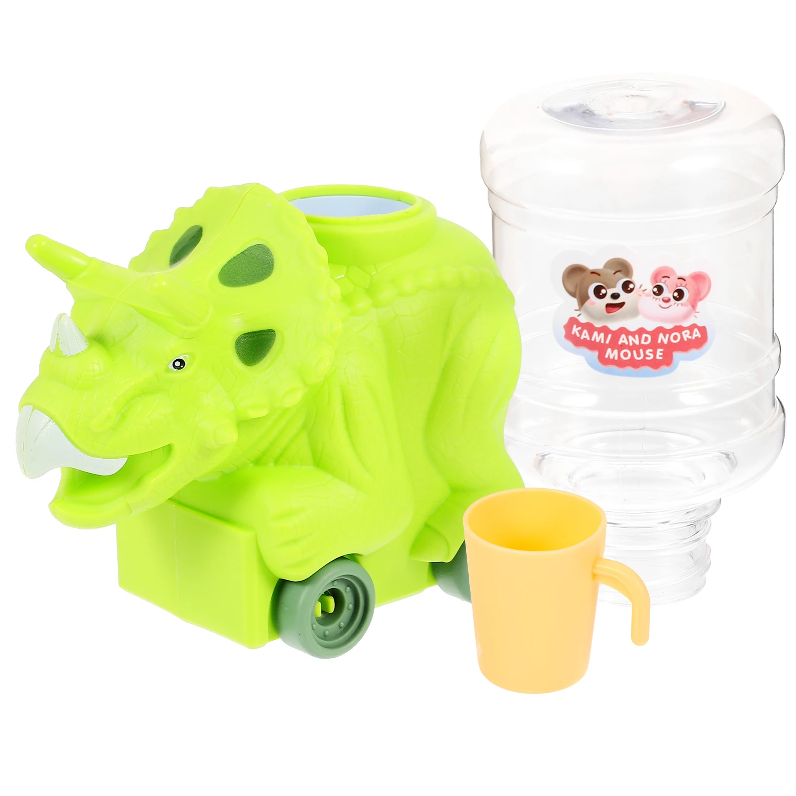 

Mini Dinosaur Dispenser Toy Kids Plastic Sturdy Bedroom Kitchen Appliance Play House Toy Water Dispenser Restaurant Fun