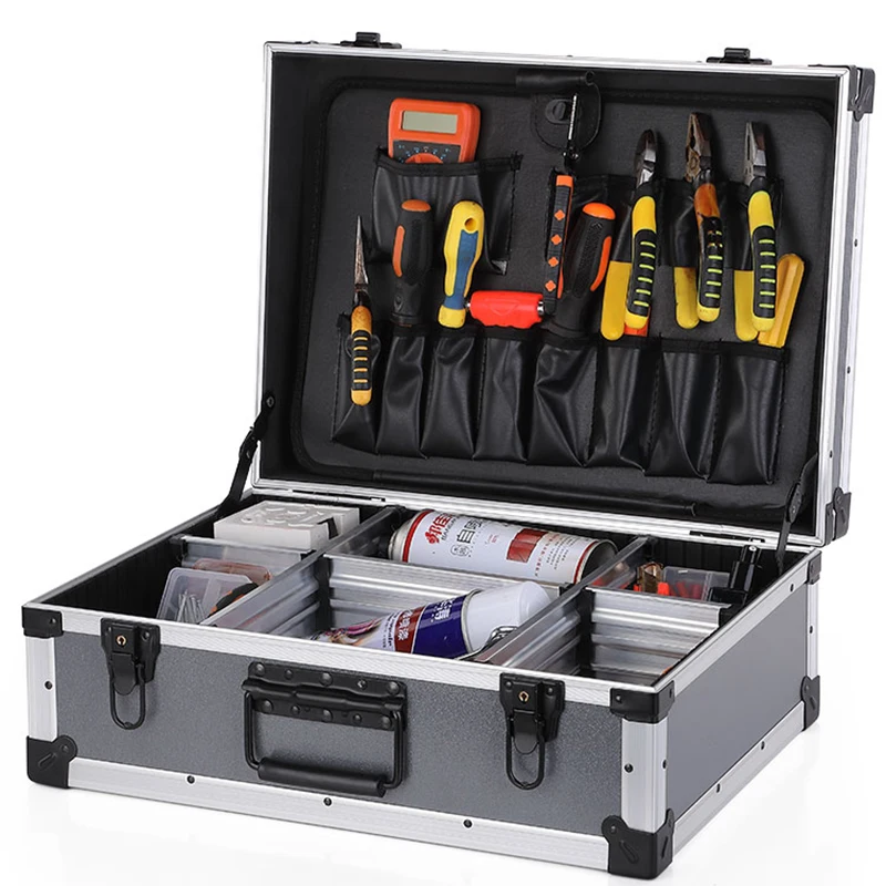 Complete Waterproof Tools Box Plastic Storage Box Professional Mechanic Tools Box Free Shipping Caja De Herramientas Hardware