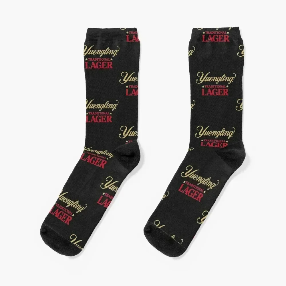 

Yuengling LAGER Socks crazy Stockings christmas stocking Man Socks Women's