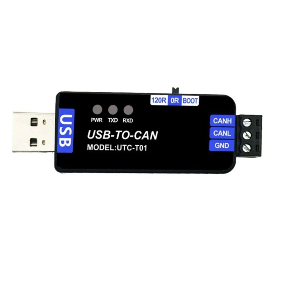 A49T USB to CAN Converter Adapter CAN Bus Analyzer Communication Module CAN 2.0A Protocol Support Industrial Tester