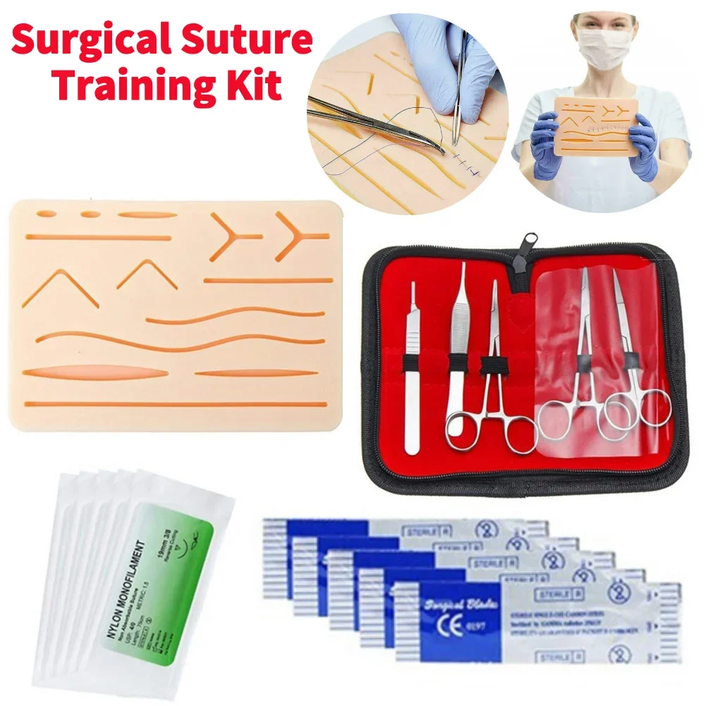 Suture Training Kit Anatomy Practice Suture Pad Model To Be Used By Medical Student Learning Training Kit Medical Accessories