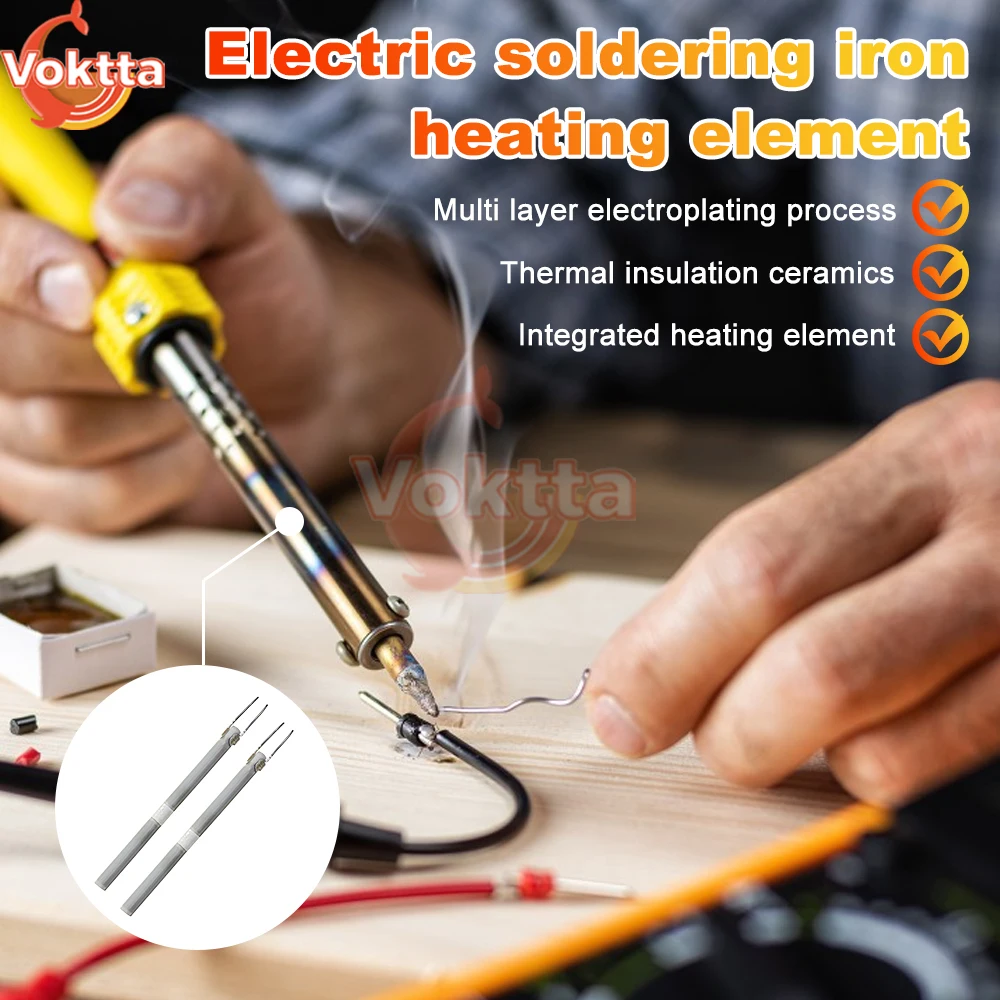 220V 110V Electric Soldering Iron Heater Heating Element 60W Adjustable Temperature Ceramic Internal Heating Solder Irons Kits