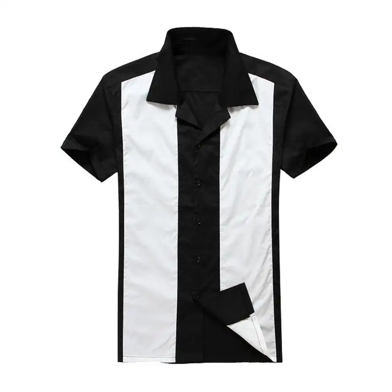 

Hip Hop Mens Splicing Shirt Cotton Linen Short Sleeve Deform Resistant Thin Easy Care Summer Fashion Inner Wear for Men
