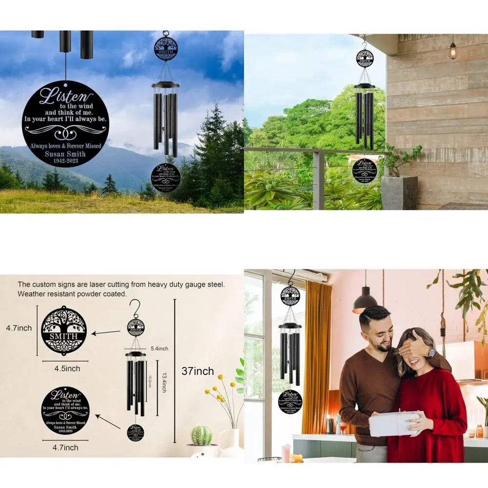 أجراس الرياح الخارجية المخصصة كتحية تذكارية لـ المتناوب