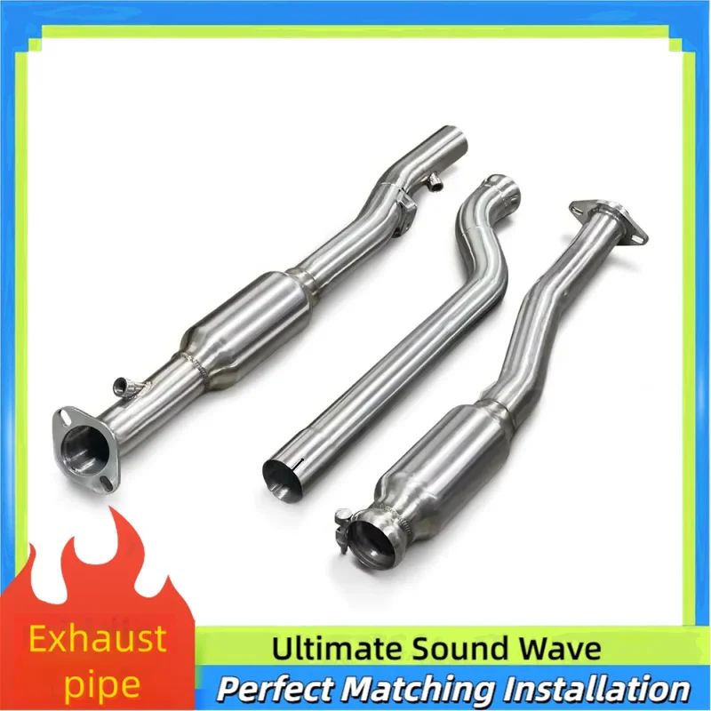 

Stainless Steel Middle Exhaust Pipe for Mitsubishi Lancer 1.8/2.0 2013-2018 Racing Performance Modification Sports Car Sound