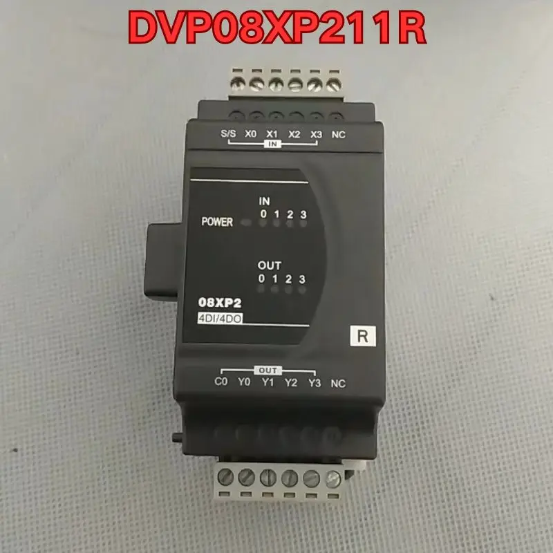 Second-hand PLC module DVP08XP211R function test is normal