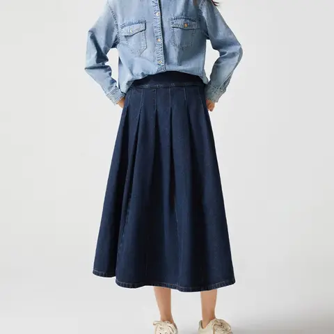 8 best sales लंबी जीन स्कर्ट - №6