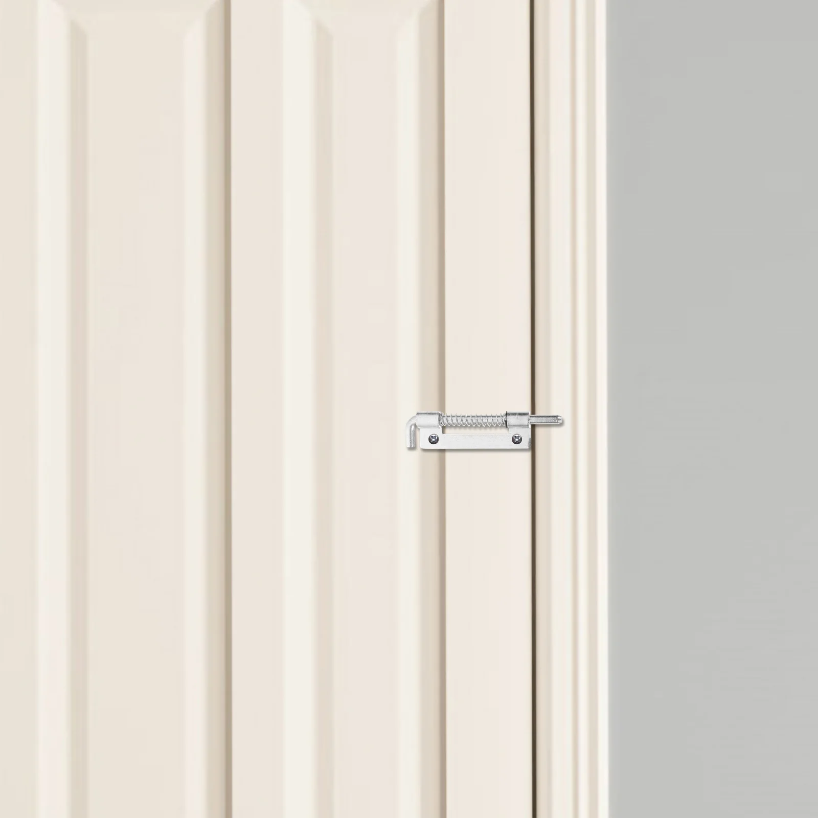 

10Pcs Spring Latch Barrel Bolt Latch Movable Spring Loaded Bolt Durable Security Lock for Cabinet Door Trailer Gate Garage