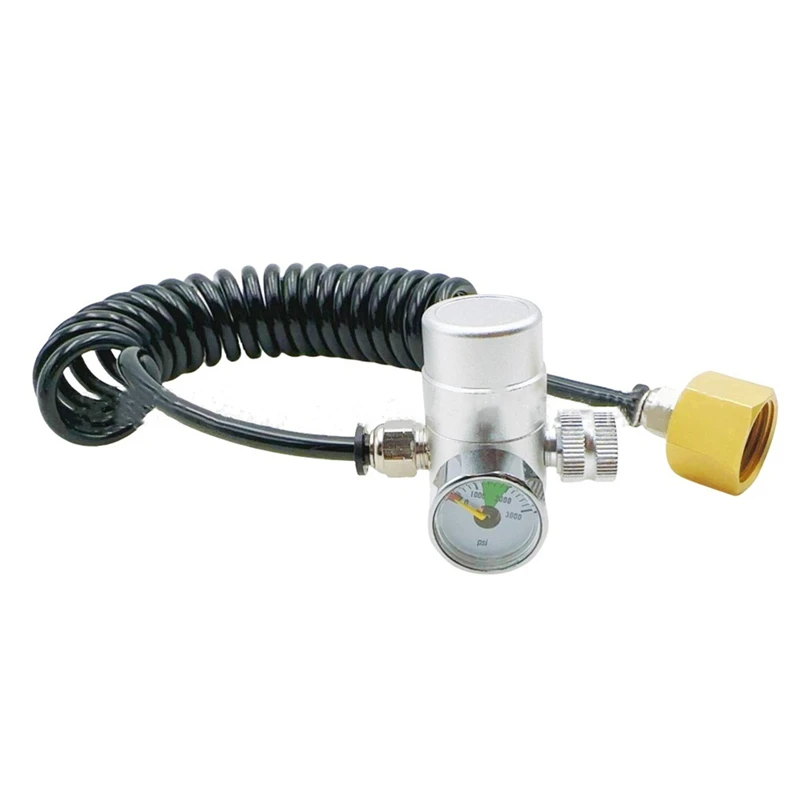 LARSU-Whipped Cream Charger Pressure Regulator Valve With Hose For 0.95L Nitrogen Tank (M11) And 580G Cream Bottle Dispenser