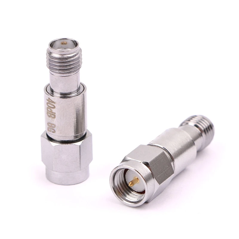 RF Coaxial Attenuator SMA Male to Female DC-6GHz 8GHz 2W 50ohm Used in Mobile Communications Aviation Fixed Attenuator