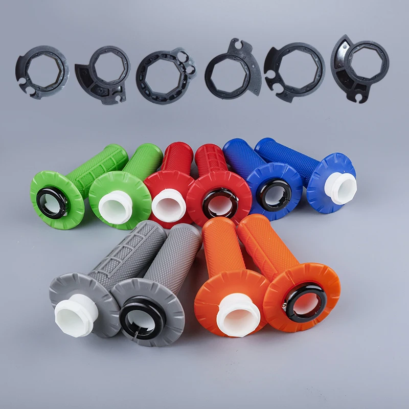 Motorcycle Universal Grips 7/8" 22mm Hand Grip Snap-on Cam Lock-on Grips Handlebar Grips For KTM CRF SXF EXC Motocross Dirt Bike image 6