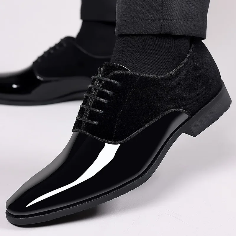 Men Dress Shoes Summer 2026 Mens tuxedo shoes Men High Quality Leather Comfy Business Man Formal Shoes Autumn Men Shoes