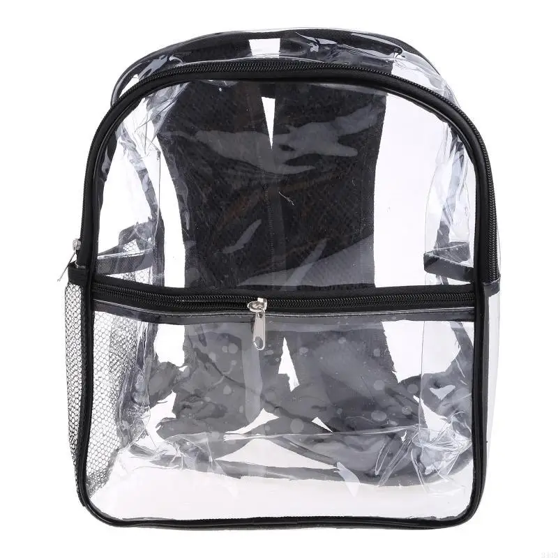 

340D Women Backpack Transparent PVC Bag Female Fashion Girls College Students Bookbag Travel Daypack for Teenager Girls