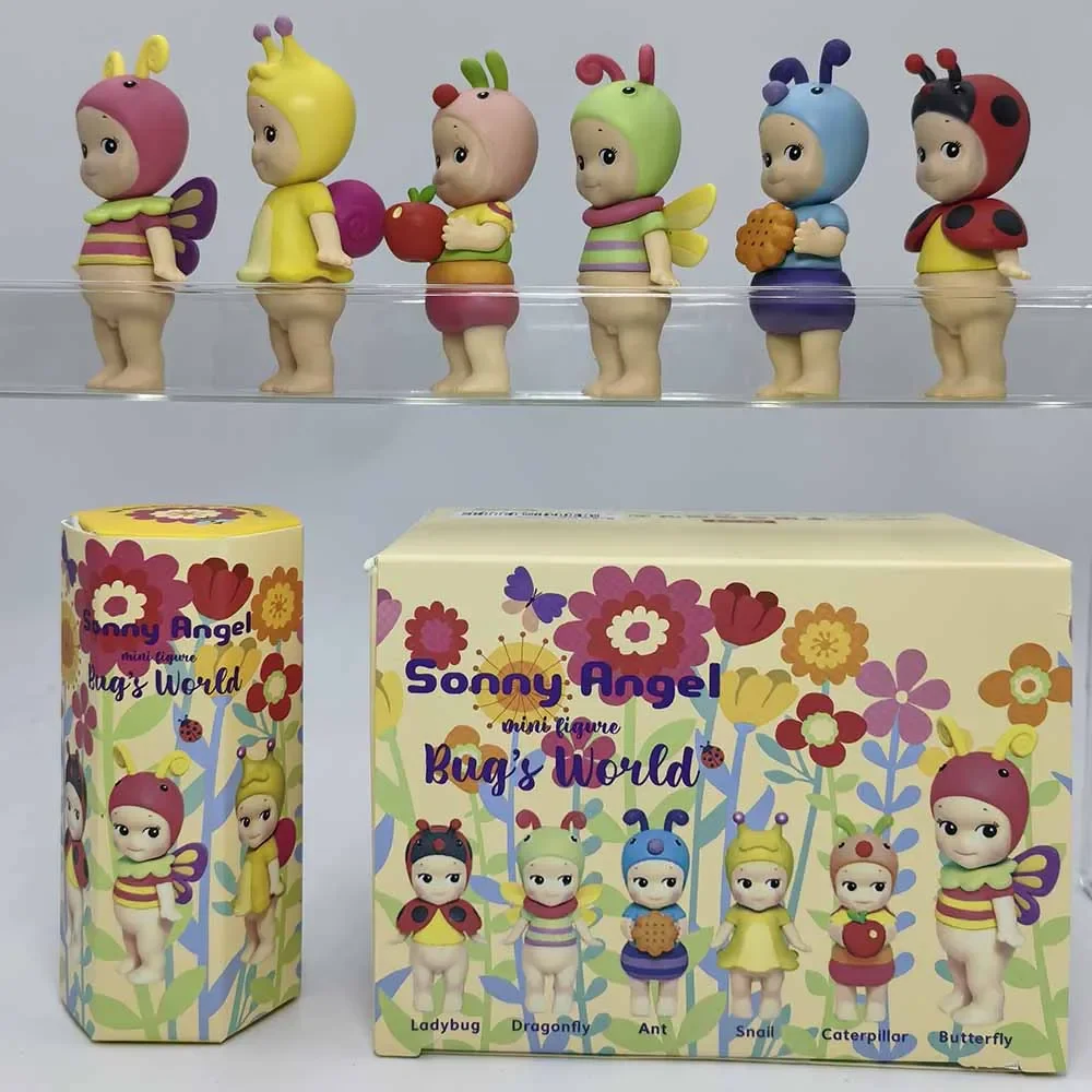 Mini Sonny Blind Box Série Bug's World Mini Figuras de Anime Ornamentais Presente de Natal e Aniversário