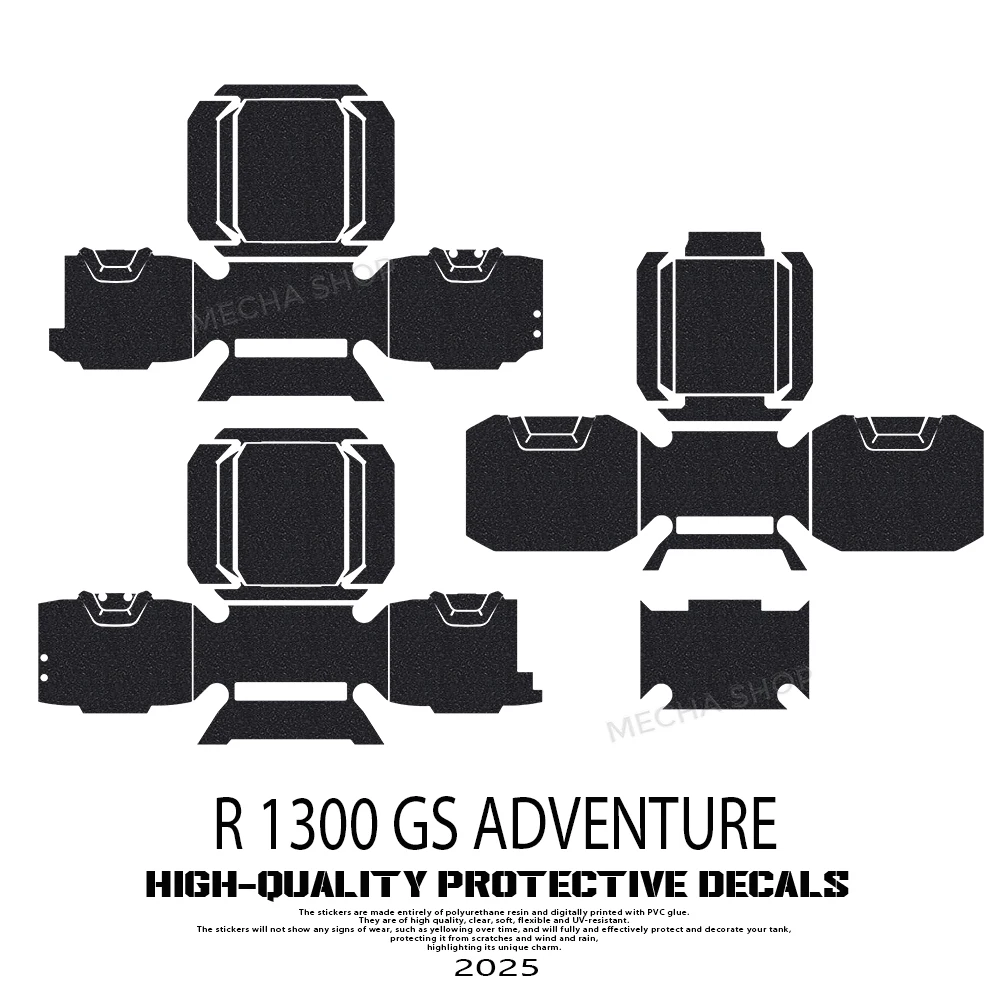 

Наклейки на чемодан, аксессуары для мотоциклов, комплект защиты PEVA для R1300GS ADV GS1300 Adventure 2025-